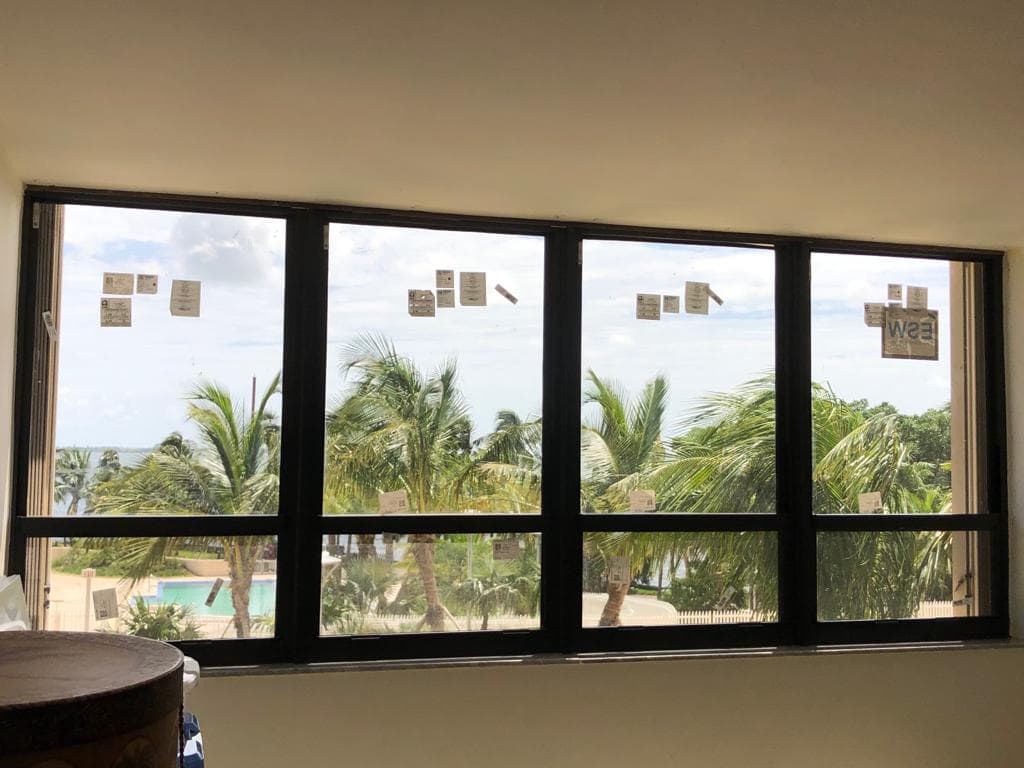 Hurricane rated impact doors installed on a home in Fort Lauderdale Broward County Florida with multi-point locking system and reinforced frames